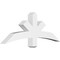 Ekena Millwork Alberta Architectural Grade PVC Gable Bracket, 48"W x 18"H x 4"D x 4"F, 9/12 Pitch GBP048X18X0404ALB00 - alternate 1